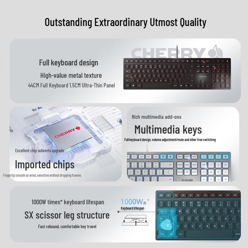 CHERRY KC6000 Wired Membrane Keyboard