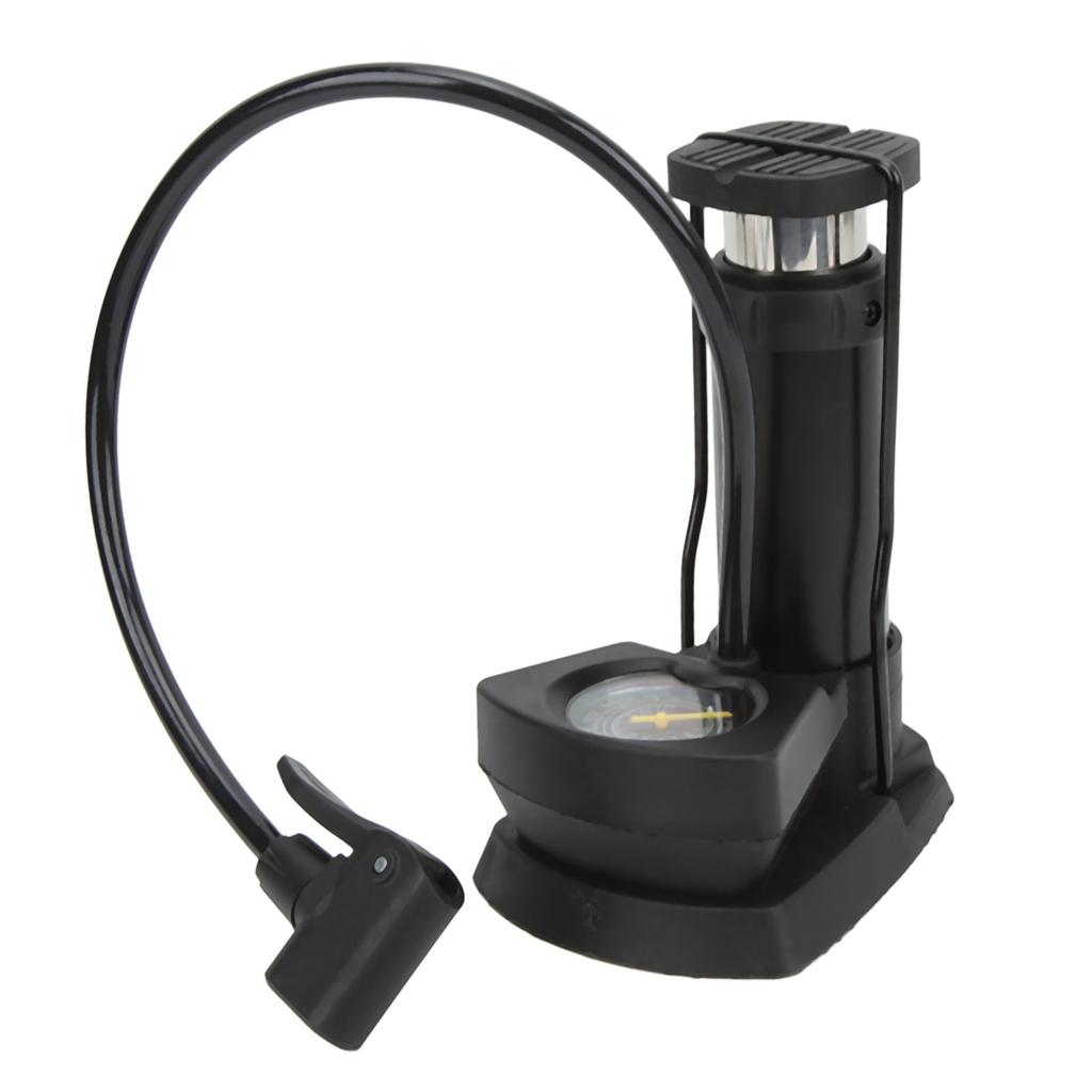 Foot Pump Aluminum Alloy High Pressure Portable Mini Pedal Pump for Bicycle Basketball Inflatable