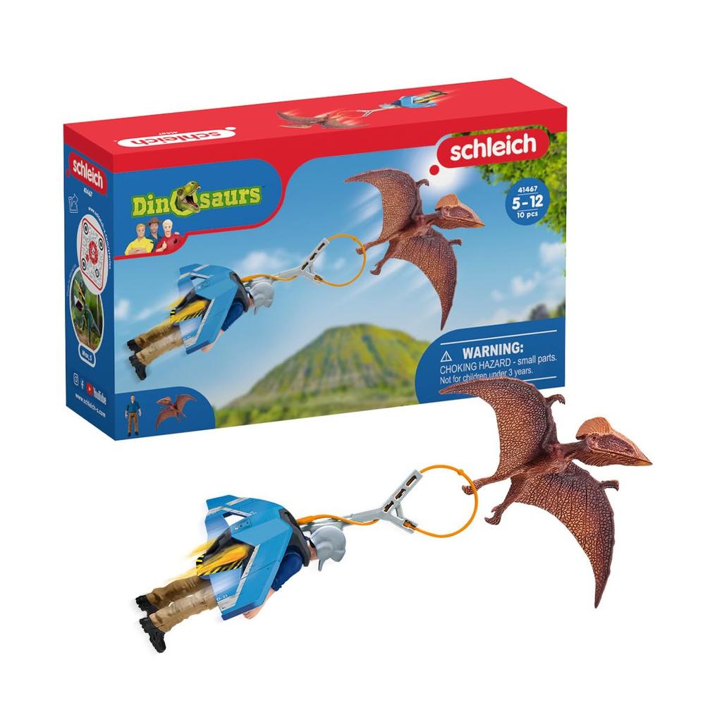 Schleich Dinosaur Jetpack and Pterosaur 41467