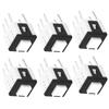 100Pcs Latching Switch Self Locking 6 Pin Flat  Plastic Control Equipment 5.8x5.8mm