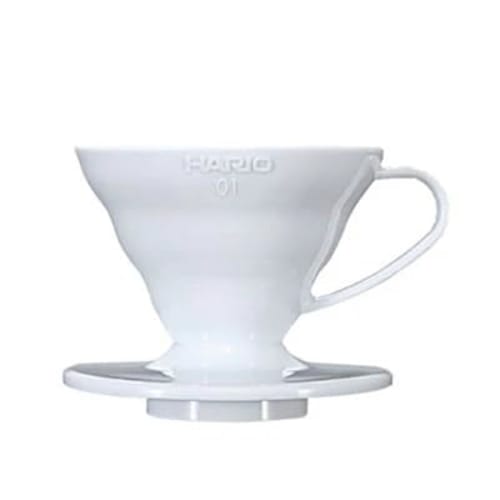 HARIO V60 Transparent Dripper 01 Clear, 1-2 Cups, Hand Drip Coffee, Made In Japan, VDR-01-T