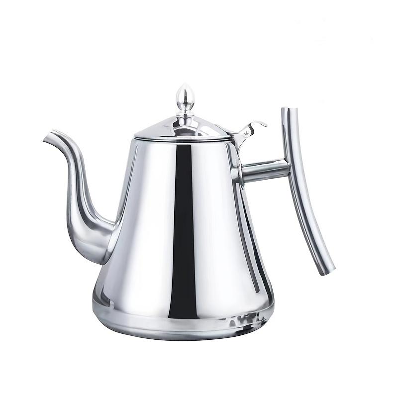 1 Set Teapot and Water Kettle Home Stainless Steel Restaurant Heat-Resistant Kitchen Essentials 1L 1.5L 2L Capacity