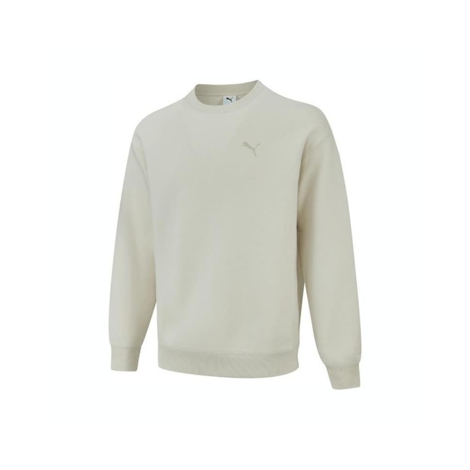 

PUMA Fashion Simple Crewneck Long-Sleeve Sweatshirt Unisex White M