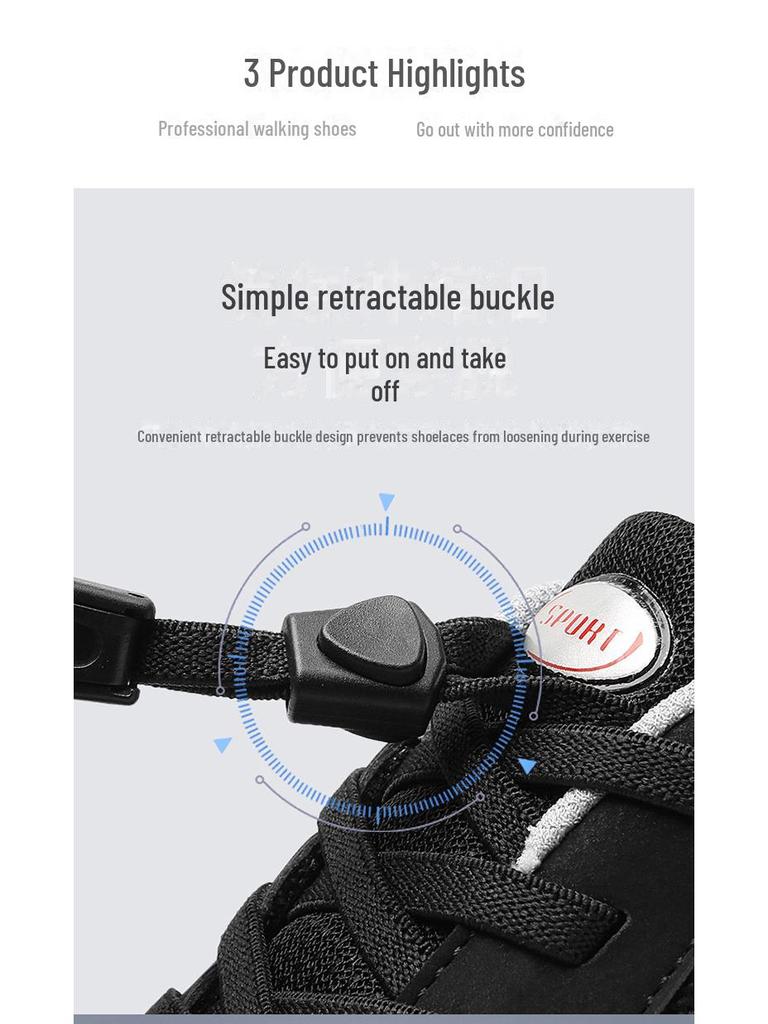 Women's Oil-Free Non-Slip Walking Shoes with Magnetic Vibration and Terahertz Energy for Pulse Massage