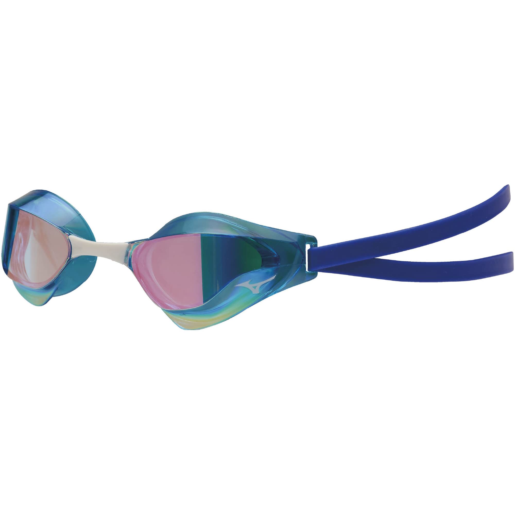 

MIZUNO GX SONIC EYE J Swimming Goggles Size Aqua Blue with Ruby Mirror (Non-Cushion), Unisex, N3JE900129, 29