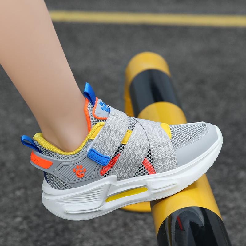 Summer Fashion Running Sneakers for Children Comfort Mesh Platform Kids Sneakers Boys Outdoor Athletic Shoes Trainers Teenager