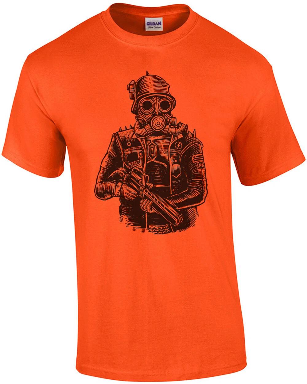 Steampunk Soldier Apocalyptic T-Shirt XL