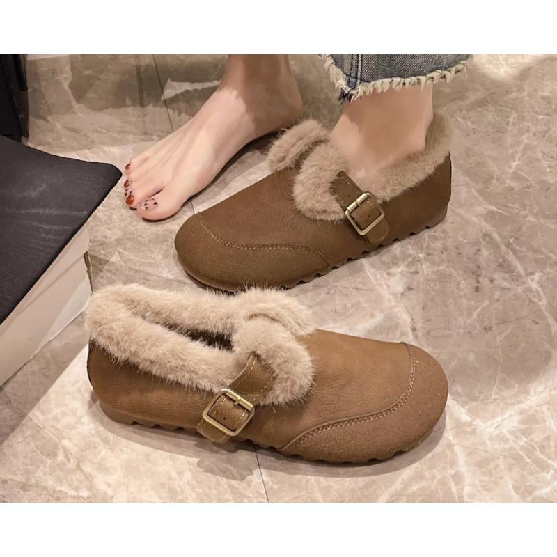 Winter Velvet Little White Shoes, New Female Students Thick-soled Heightening Sports Board Shoes