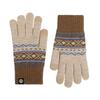 Warm Knitted Jacquard Gloves Men Women Winter Thick Fleece-Lined Touchscreen Outdoor Windproof Riding