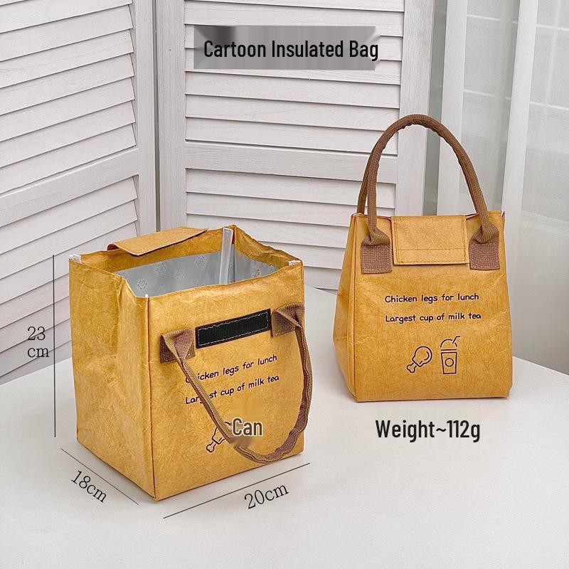 

Jia Dian Insulated Lunch Bag: Large Capacity Tote for Office Workers & Students.