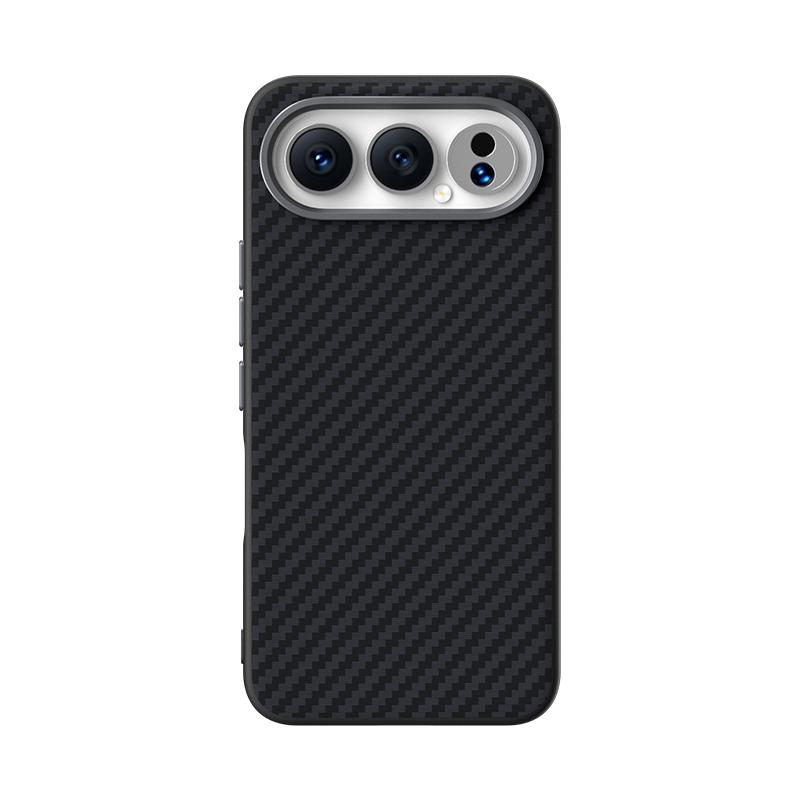 Premium 1500D Carbon Fiber for Magsafe Case for Honor 500 500 Pro Magnetic Wireless Charging Skin Feel Kevlar Lens Protect Cover