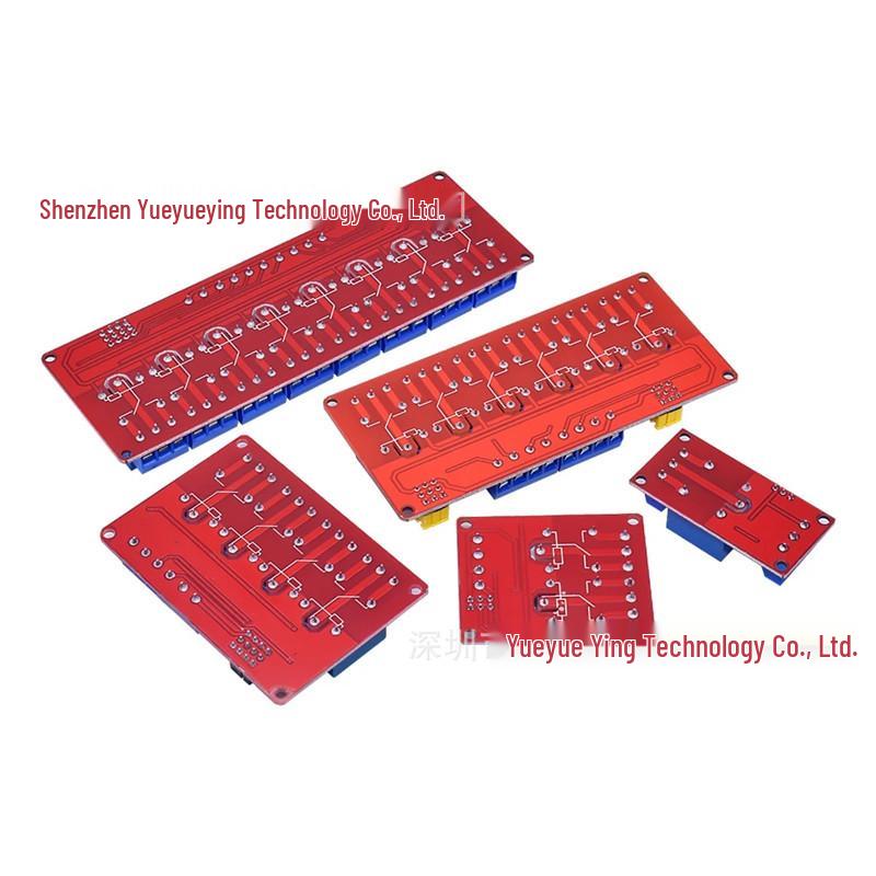 Multi-Channel Relay Module: 5V/12V/24V Optocoupler Isolation, High/Low Level Trigger, Microcontroller Compatible