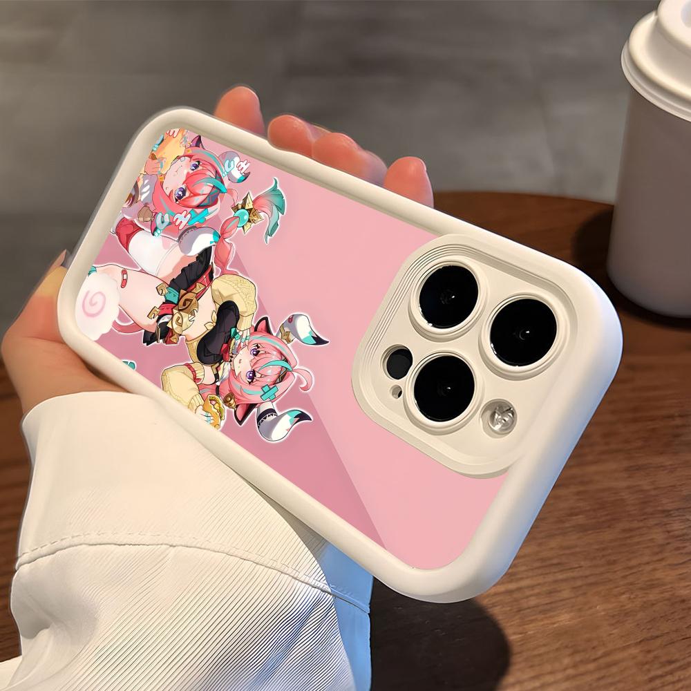 Game GI Varesa Thicken TPU Mobile Phone Case for iPhone 17 16 15 14 13 12 11 Air Pro Max Plus Colorful Cover