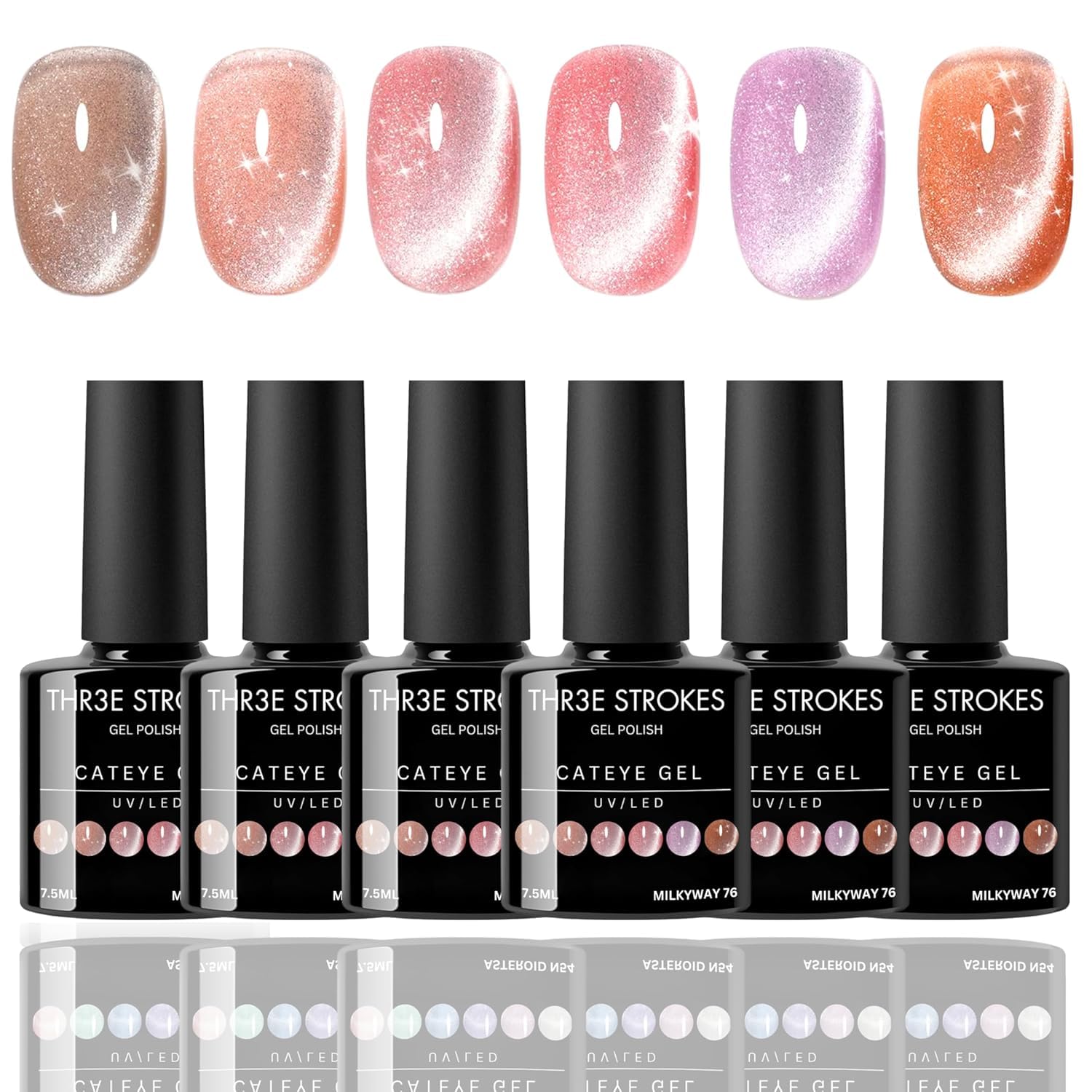 THR3E STROKES Gel Nail Polish 9D