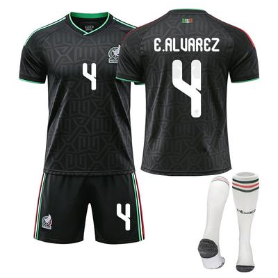 2026 World Cup United States, Canada, Mexico, Two Customers 11 Jimenez Jersey 9 Raul Jersey Children's Football Jersey