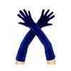 Women Velvet Long Gloves Retro Elbow Length Gloves 1920s Flapper