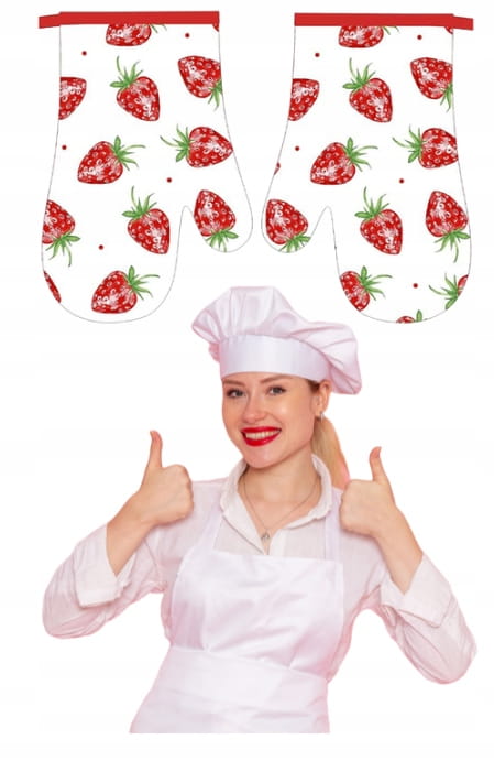 Insulating Oven Gloves with Magnet, 2 Pieces