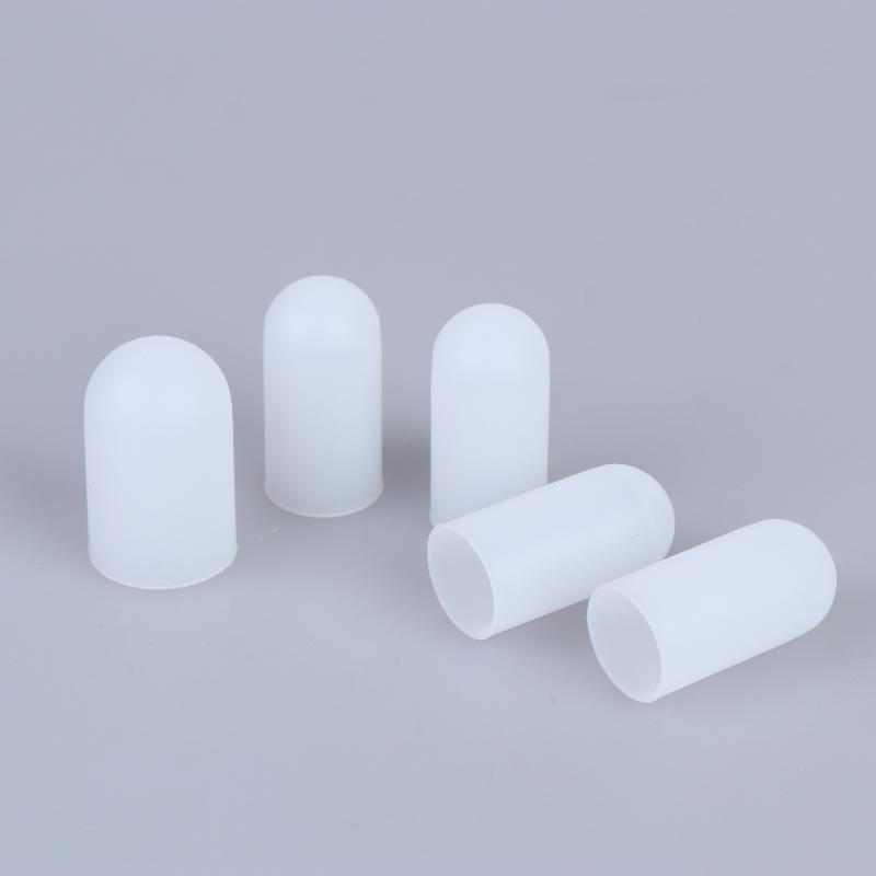 5/10Pcs Silicone Finger Protectors Heat Resistant Anti Slip Anti Scalding Antistatic Finger Cots Single-Finger Transparent Cover