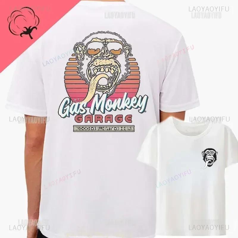 Unisex Gifts Amazing Essential Doublesided Gas Monkeys Garage Cotton Tshirt Unisex Casual Summer Graphic Harajuku Streetwear Unisex