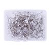 50/100Pieces Diamond Head Pushpin Transparent Map Pin for Cork Board Sewing Pins for Fabric Clothing DIY Sewing Crafts