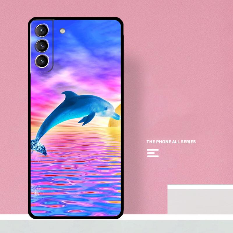 Ocean Dolphin Phone Case For Samsung Galaxy S24 S26 Ultra S20 S21 S22 S23 S25 Plus S10 S25 FE Cover Coque