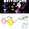 Spamton Deltarune Glasses Gaming Anime Peripheral Black Eyeglass Frame Cosplay