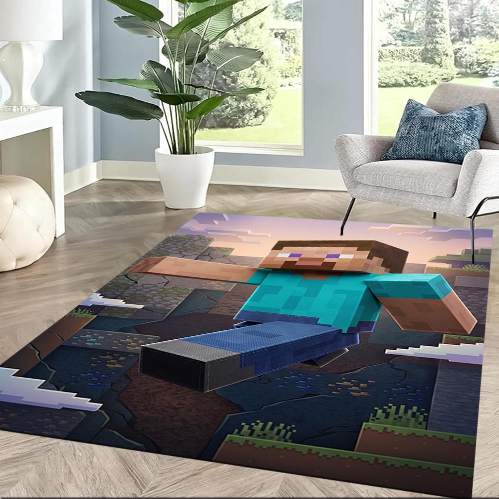 Minecraft 478 Carpet Suitable for Hallway Study room Kitchen Living Rooms Anti-slip Rug Anime Office Decor Perfect Birthday/Christmas Gift Idea