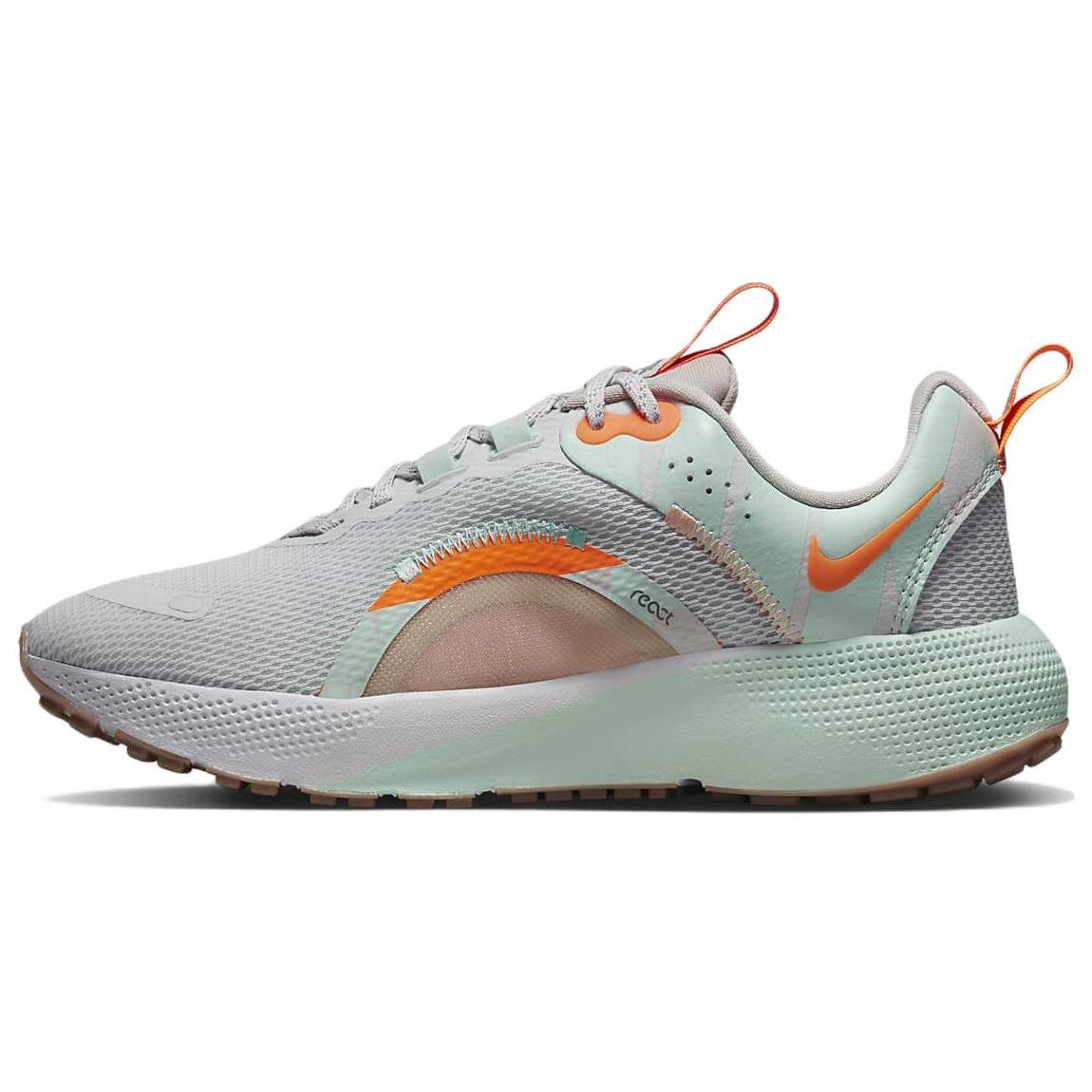 (WMNS) Nike React Escape Run 2 Premium Light Grey Orange Women s DQ4363-001 EU 39