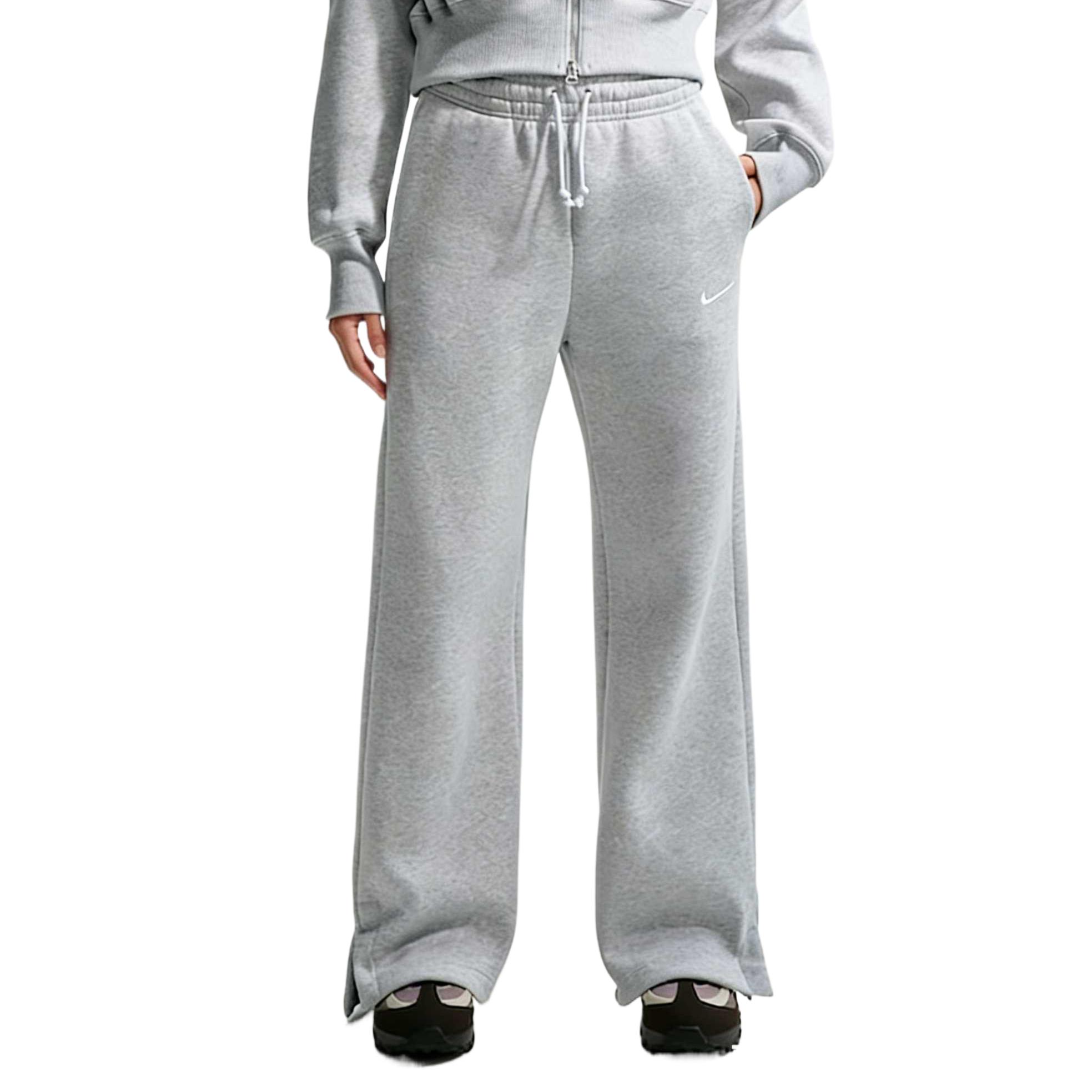 

Nike Спортивные штаны Phoenix Fleece Однотонные Широкие штаны с высокой талией Женские штаны Чистый платиновый Теплые тона Парус IH1012-043 M