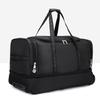 New Foldable Large-capacity Pull Rod Expansion Handbag Oxford Pull Rod Bag Multi-layer Storage Travel Bag Unisex Moving Bag