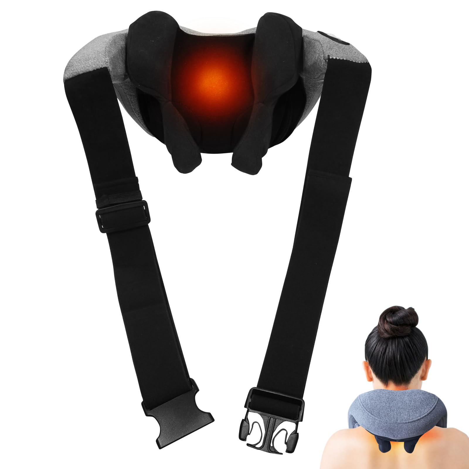 

медицинский Soda Seisakusho Neck and Shoulder Neck Heater USB серый [сертифицированное устройство] Hands-Free Massager, уход, шея, плечи, функция, беспроводной,