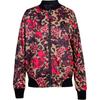 Reversible Oversized MA 1 Bomber Jacket Women's Black 10006845-A04