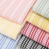 0.5m/1m/2m Korean Small Checkered Jacquard Fabric for Sewing Dresses Curtains Tablecloth Scene Decoration Handmade DIY Fabrics