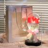 Artificial Flower Tulip Eternal Rose Flower LED Light Foil Flower in Glass Cover Simulation Tulip Flower Christmas Wedding Gifts