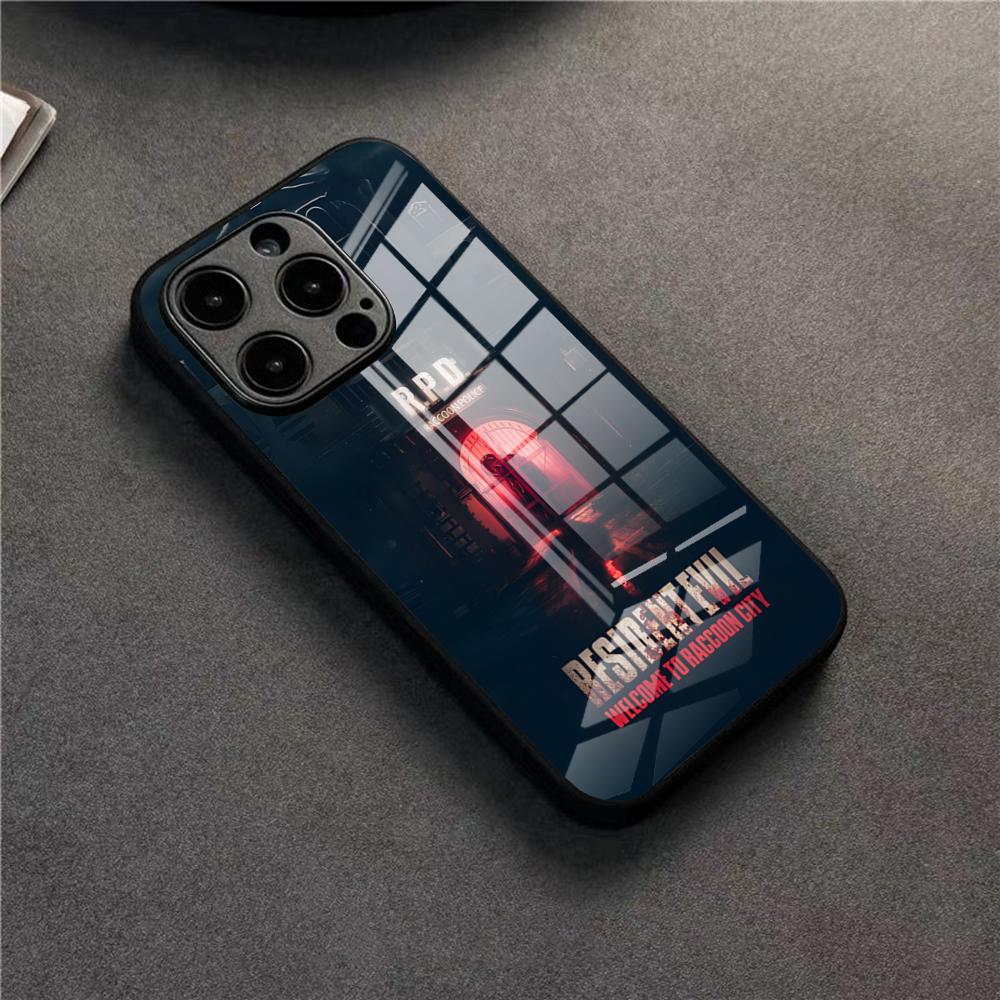 Umbrella Corporation Phone Case For 17 Pro Max IPhone 16 Pro 14 12 11 13 Mini X XR XS 15 Plus SE Glass Cover