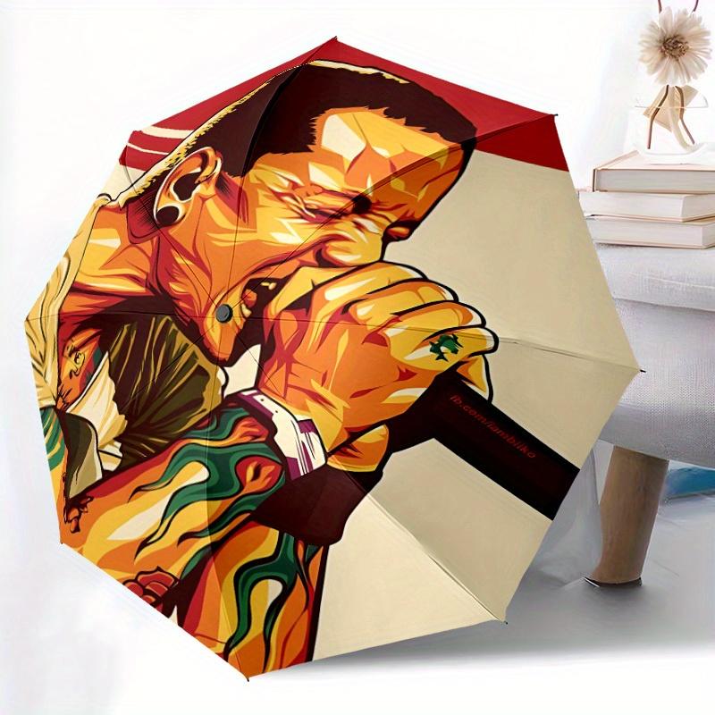 Linkin Park Automatic Folding Umbrella, 8 Ribs for All-Season Use, Portable for Travel & Outdoor Activities 0819064
