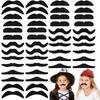 48 peças de bigode engraçado para festa de aniversário de casamento, adereços para cabine de fotos, fantasia de pirata infantil, cosplay, barba falsa, decoração de Halloween