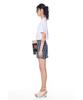 Greedius Check Pattern Skirt
