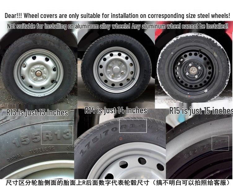 Honda Fit 03-08 Banden- en Wielhoes voor Drie-Box/Twee-Box Modellen, 14-Inch