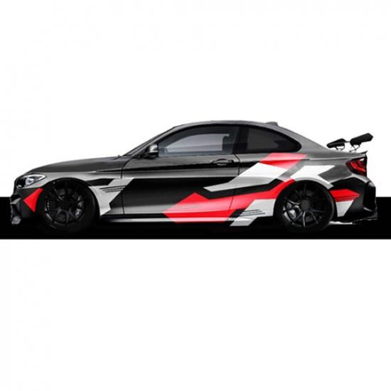 

Наклейки на бока кузова автомобиля, отделка, гоночные спортивные графика, виниловые наклейки, украшение Сделай сам