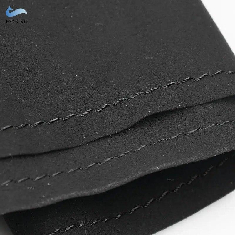 Universal 38cm Hand-stitched Black Suede Leather Car Interior Braid Steering Wheel Cover with Needles and Threads Kits