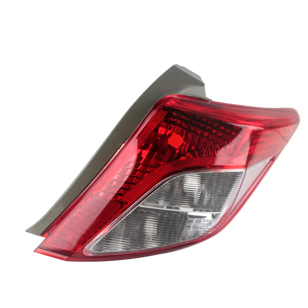 Compatible with Toyota Vitz 2012-2014: Rear Taillight Housings, Brake Lights, Turn Signals, and Reversing Light Covers.