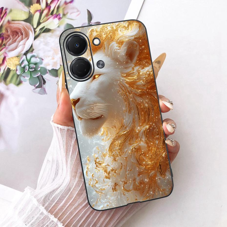 Modische Coole Hülle Für Tecno Spark GO 3 KN3 Weiche Schwarze Silikon TPU Rückabdeckung Für Tecno Spark Go3 Handyhüllen