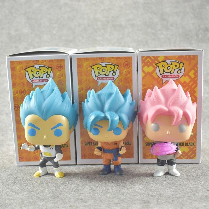Premium Kwaliteit Pop Blauwe Goku Vegeta Figuur Met Prachtig Roze Haar En Klassiek Ontwerp