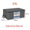 1/3/6pcs Foldable Clothes Storage Bag Large Capacity Blanket Storage Bag Storage Containers for Home Organizing Bedroom Clothing