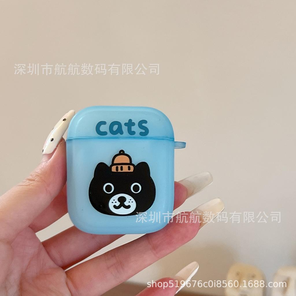 Cute puppy bear cartoon apple AirPods pro1 generation 1 generation 1 generation bluetooth headset case creative case