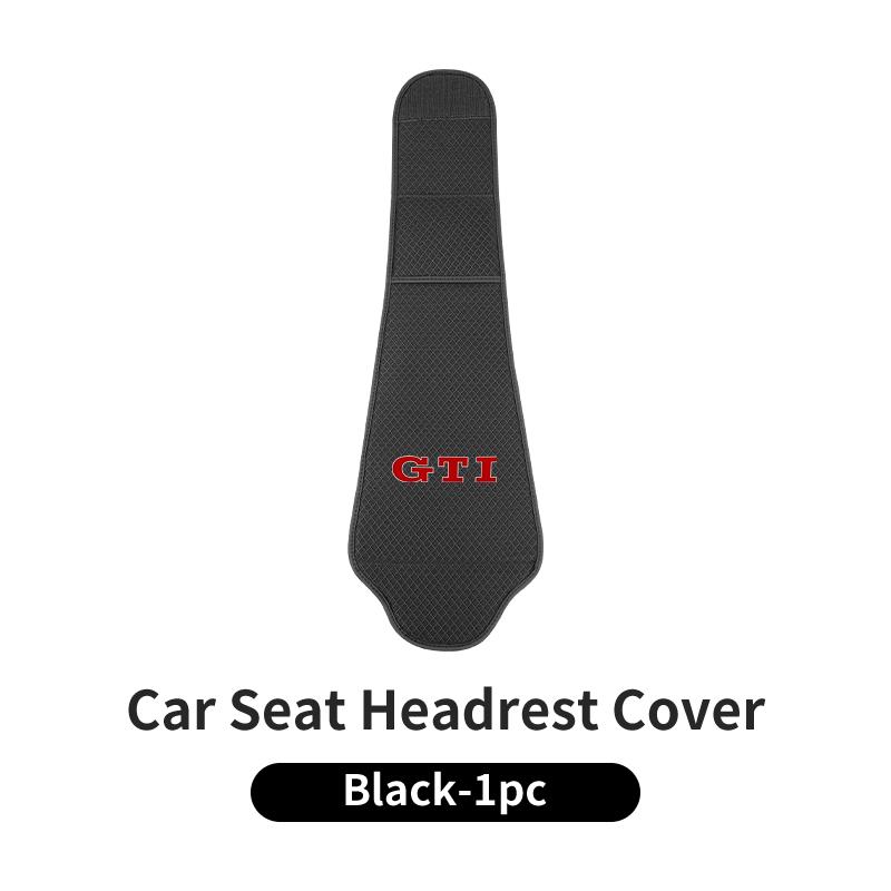 PIG1 Car Seat Ice Silk Headrest Pillow Case Storage Bag For Volkswagen VW GTI Golf 4 6 7 Tiguan Passat B5 B6 B7 CC Jetta MK5 MK6 Polo