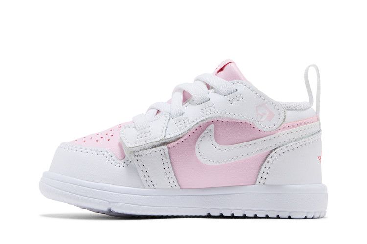 Jordan 1 Low ALT Pink Foam Fire Red White (TD) Sneakers