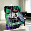 Custom Name Personalized Apex Legends Print Blanket, Home Decor, Bedroom, Sofa, Camping, Couch, Gifts for Birthday Christmas