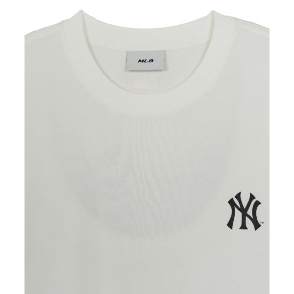 MLB New York Yankees Loose Fit Crew Neck Short Sleeve T-Shirt Unisex tops 3ATSV0163-50IVS